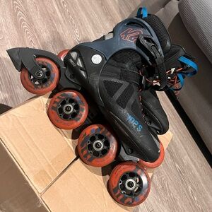K2 SKATE Men's VO2 S 90 Pro Blue/Orange Inline Skates